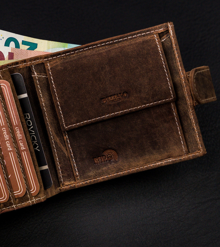 Кошелек мужской Buffalo Wild RM-01L-BAW-T-1372 Brown Кошелек мужской Buffalo Wild RM-01L-BAW-T-1372 Brown